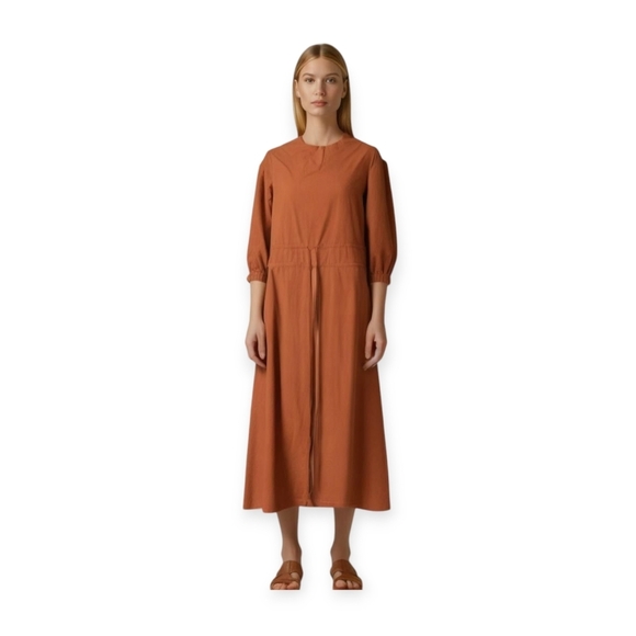 Anthropologie Dresses & Skirts - Anthropologie Mignon Doo Clay Modest Long Sleeve Dress XS Cotton Blend EUC